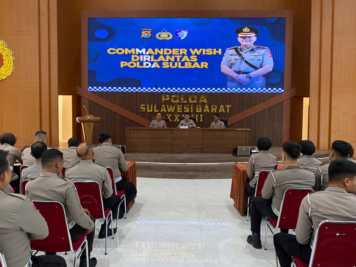 Comanderwish Dirlantas Polda Sulbar, Misi Untuk Ditlantas Yang Lebih Responsibility!