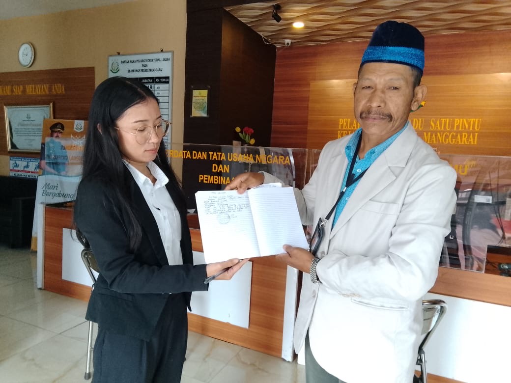 Endus Dugaan Korupsi, Aktivis LP KPK Laporkan Pjs Desa Bangka Lelak di Kejari Manggarai