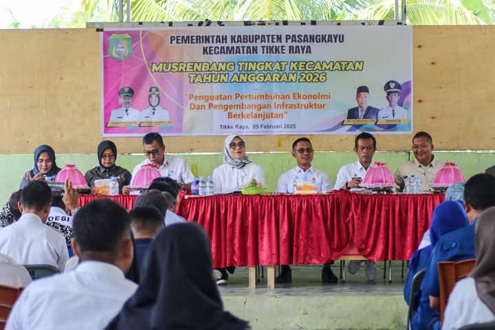 Wakil Bupati Hj Herny Agus Buka Musrenbang Kecamatan Tikke Raya Tahun 2025