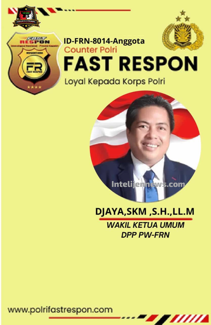 Ketua Umum DPP  Fast Respon Nusantara, Tunjuk Djaya Jumain Advokat di Makassar sebagai Wakil Ketua Umum Bidang Hukum