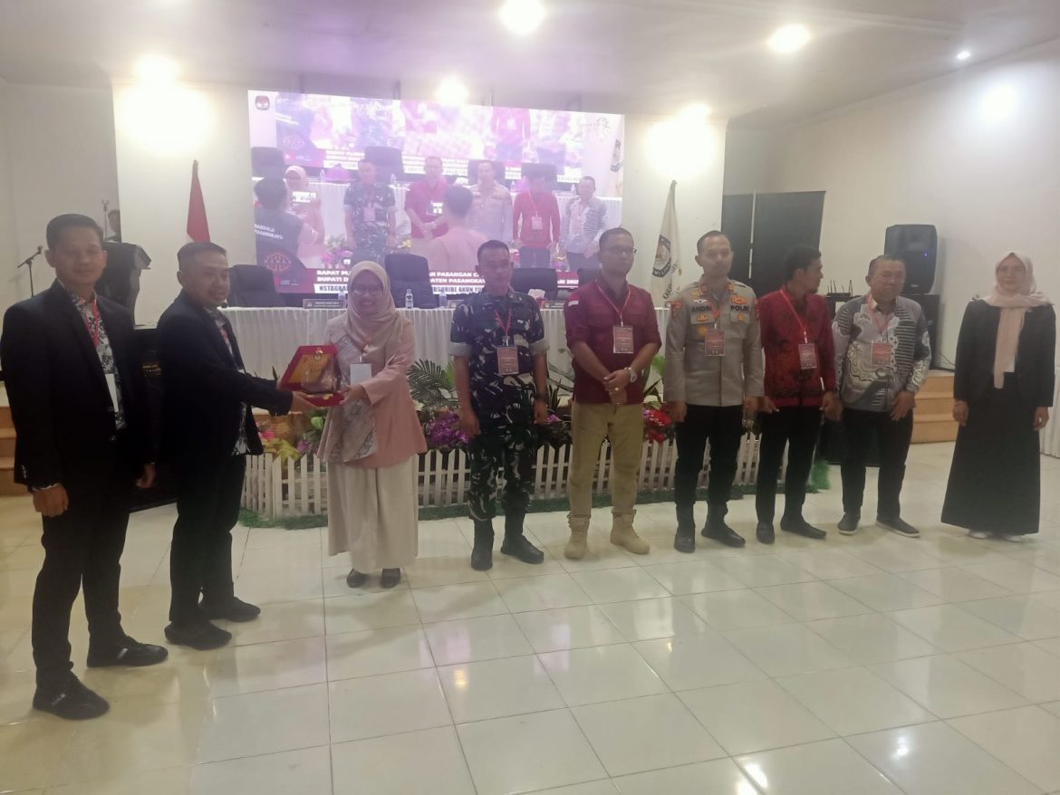 Penetapan Pasangan Calon Terpilih Bupati Dan Wakil Bupati Pasangkayu Berjalan Lancar