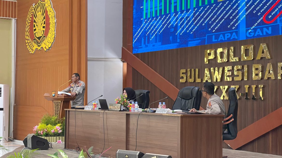 Wakapolda Sulbar Pimpin Rakernis RO Rena: Evaluasi Pengisian Dan Pengelolaan ABK 