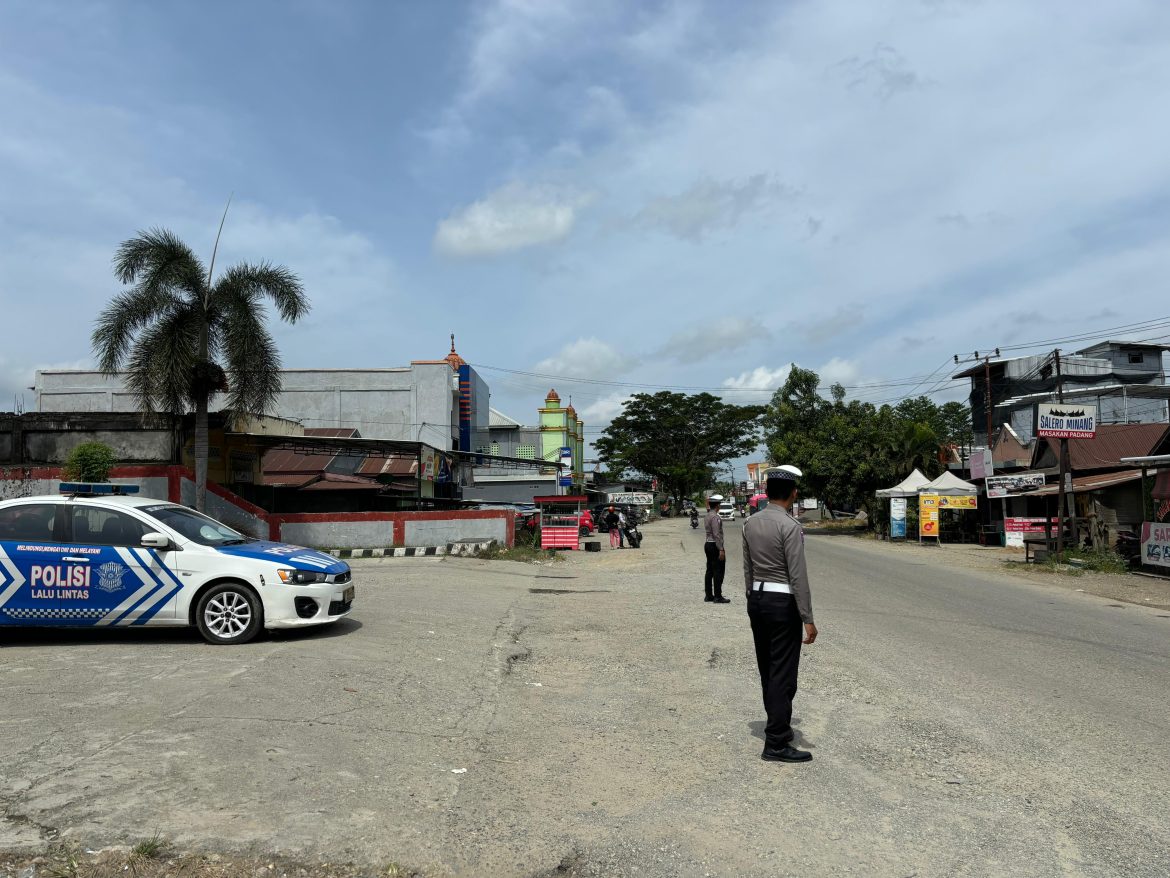 Patroli Rutin Satlantas Polres Mamuju Tengah Untuk Menjaga Ketertiban Lalu Lintas