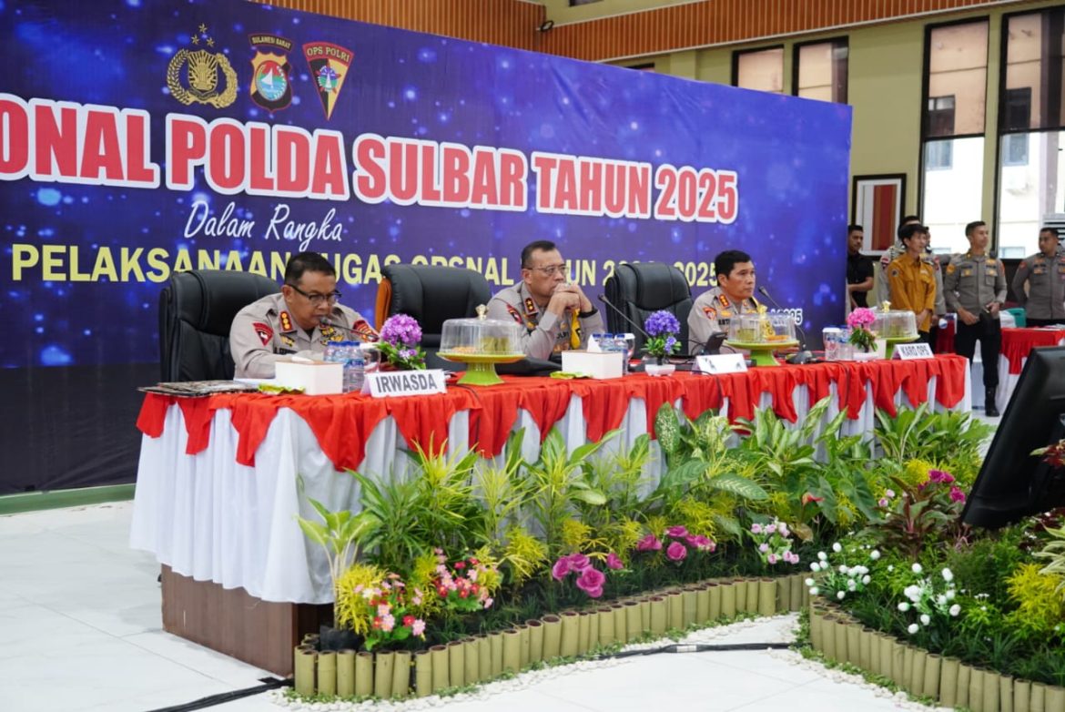 GO Evaluasi Kinerja, Kapolda Sulbar Tekankan Sinergitas TNI-Polri Dukung Asta Cita