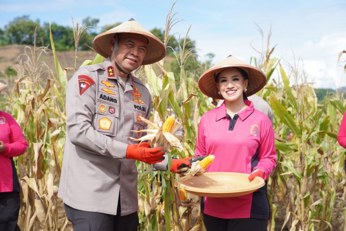 Polda Sulbar Luncurkan Program Pekarangan Pangan Lestari: Menuju Ketahanan Pangan Dan Gizi Yang Berkelanjuta