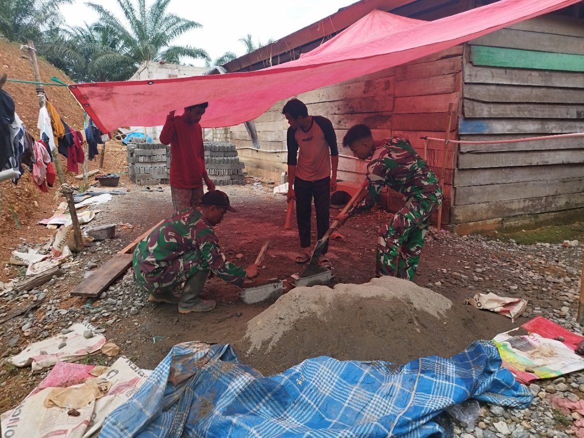 TMMD Ke-123: Wujud Kepedulian TNI Dalam Meningkatkan Kesejahteraan Masyarakat Selesaikan Misi RTLH