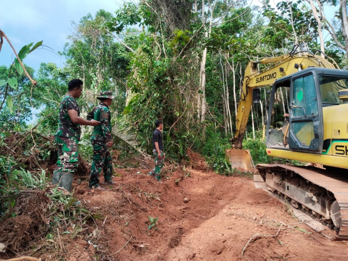 Hari Ke-19 TMMD -123, Pasangkayu Terus Semangat Kebut Pembangunan Jalan  