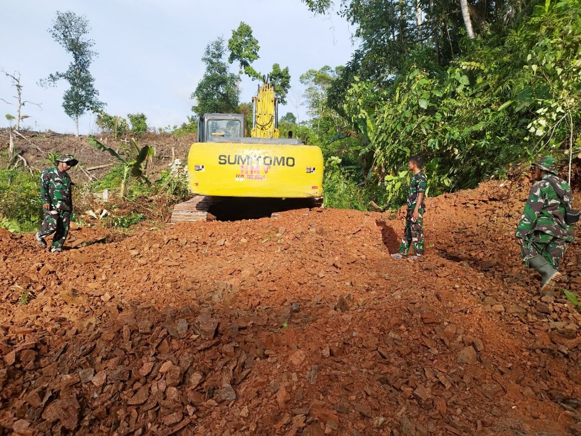 Satgas TMMD Kodim 1427/Pasangkayu Percepat Pembukaan Jalan di Desa Benggaulu