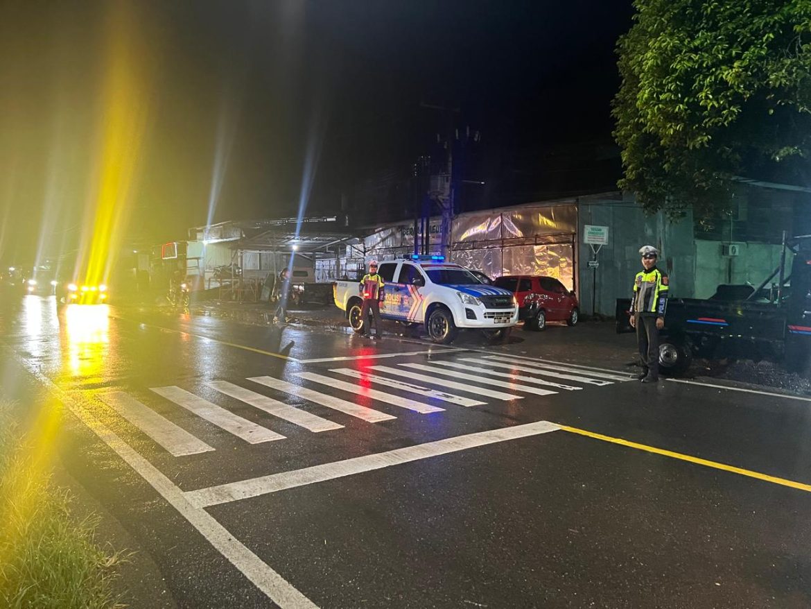 Polres Mamuju Tengah Gelar Patroli Blue Light dan Pengamanan Salat Tarawih