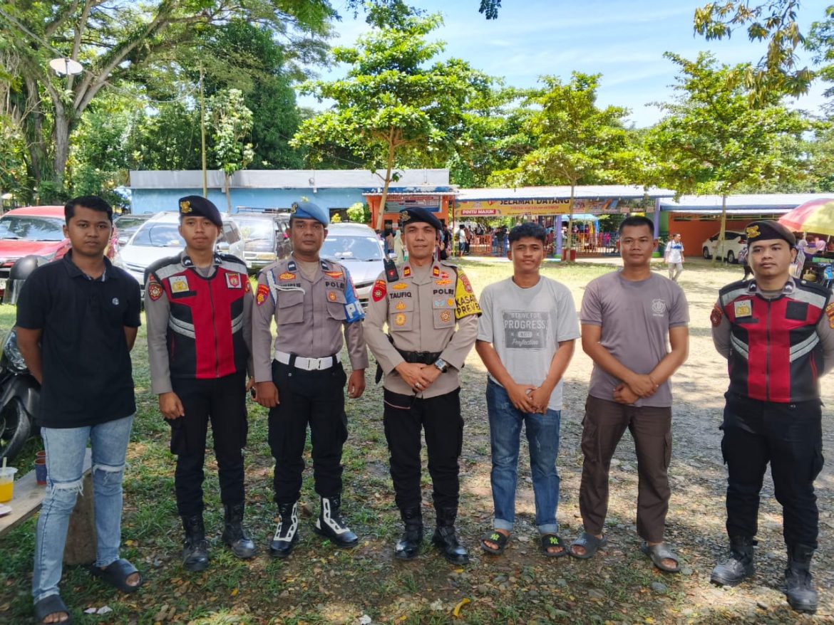 Usai Idul Fitri 1446 H, Polres Polman Tingkatkan Pengamanan di Spot Wisata Andalan