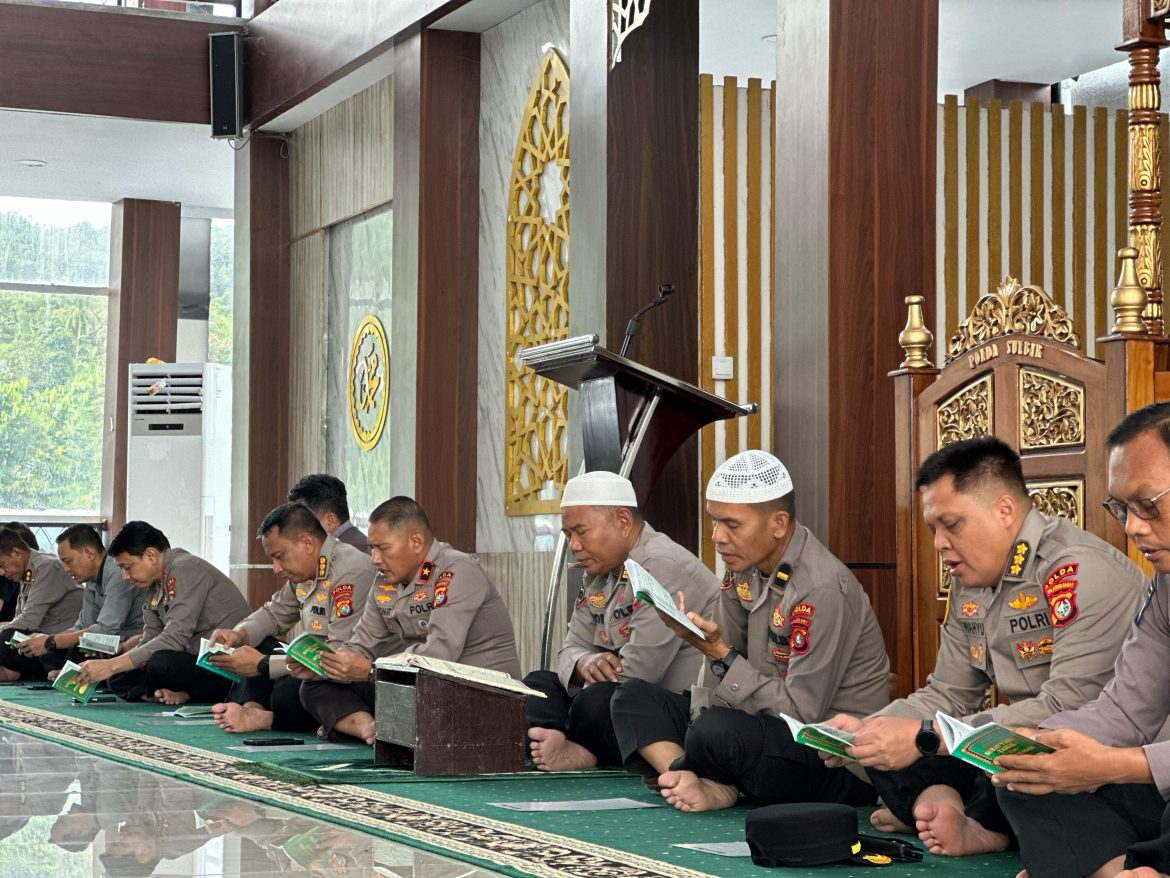 Binrohtal Polda Sulbar: Memperkokoh Keimanan, Wujudkan Kepolisian yang Profesional