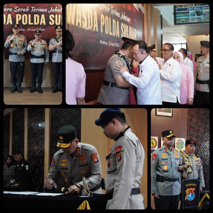 Kapolda Sulbar Lantik Irwasda Baru, Fokus pada Pengawasan dan Akuntabilitas