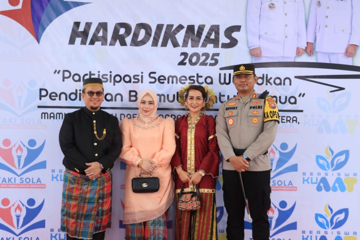 Bupati dan Kapolres Mamuju Tengah Hadiri Upacara Hardiknas, Dukung Penuh Peningkatan Kualitas Pendidikan
