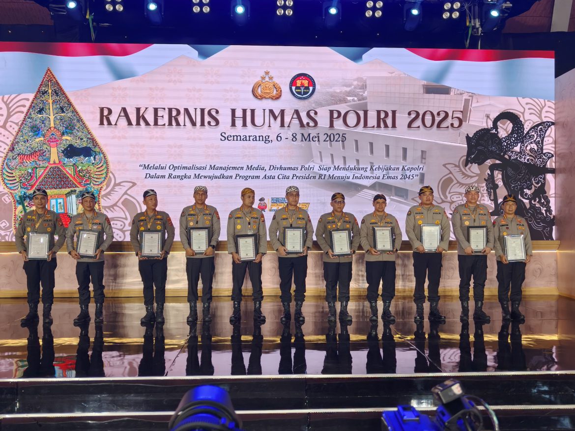 Rakernis Humas Polri, Bid Humas Polda Sulbar Catatkan Prestasi