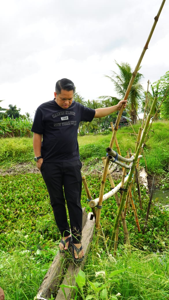 Prihatin Bendung Cenrana Tak Tertangani Selama 20 Tahun, Wakil Ketua DPRD Sulsel Turun Langsung Jemput Aspirasi Petani Lagosi