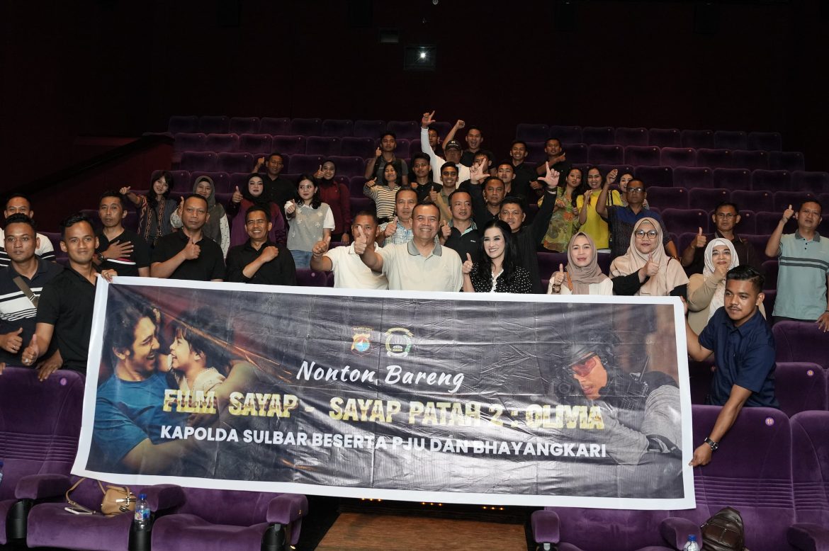 Nobar “Sayap-Sayap Patah 2”, Kapolda Sulbar: Inspirasi Pengabdian dari Hati Seorang Ayah