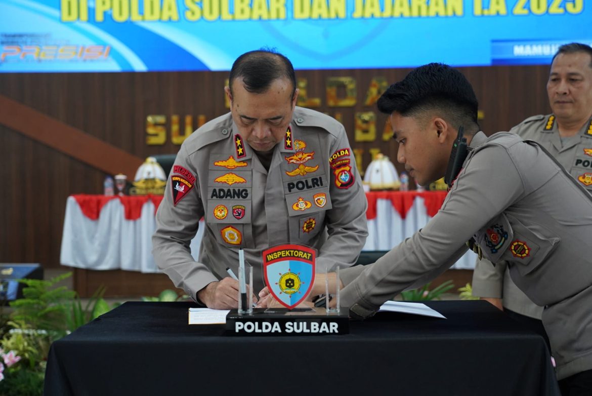 Kapolda Sulbar Resmi Tutup Audit Kinerja Tahap I Tahun 2025