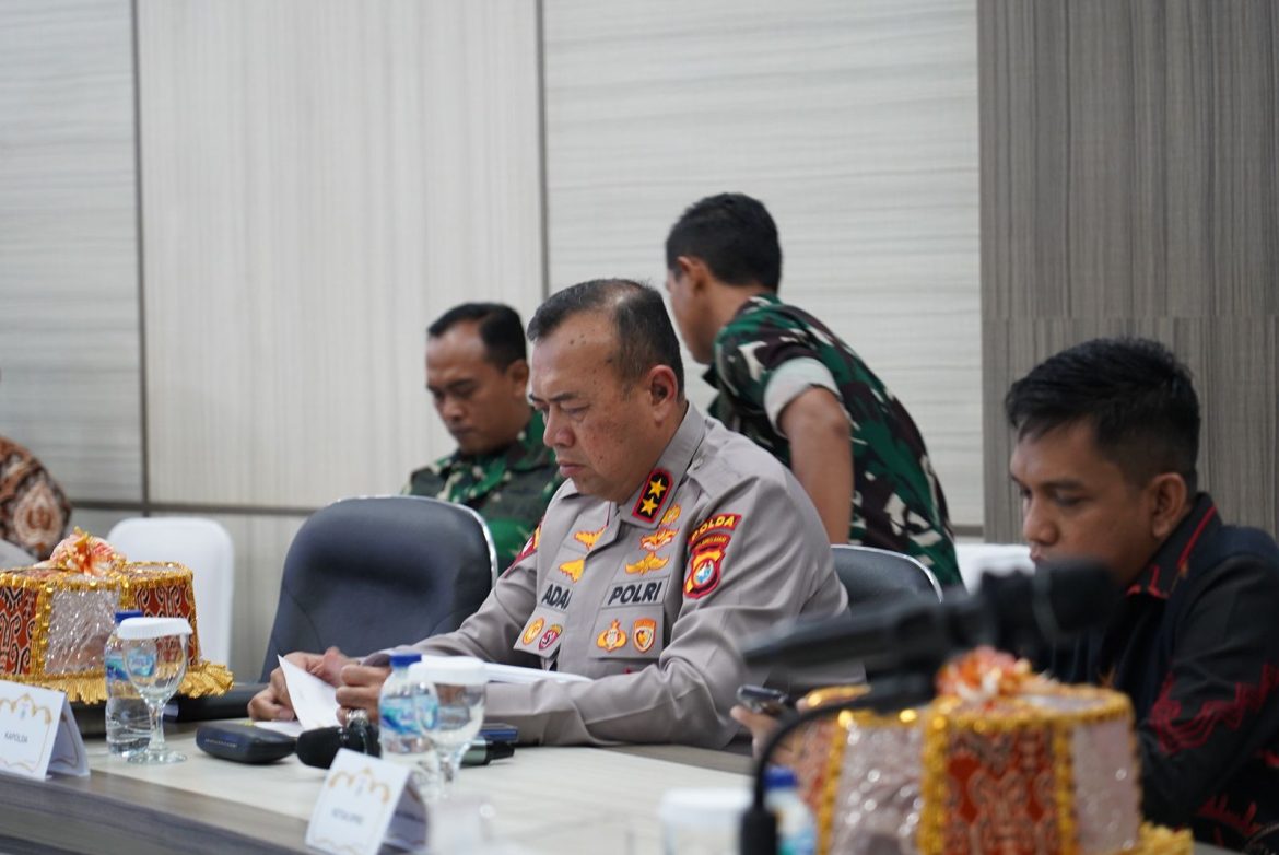 Sinergi TNI-Polri dan Pemda di Rakor Forkopimda, Dorong Pertumbuhan Ekonomi Sulbar