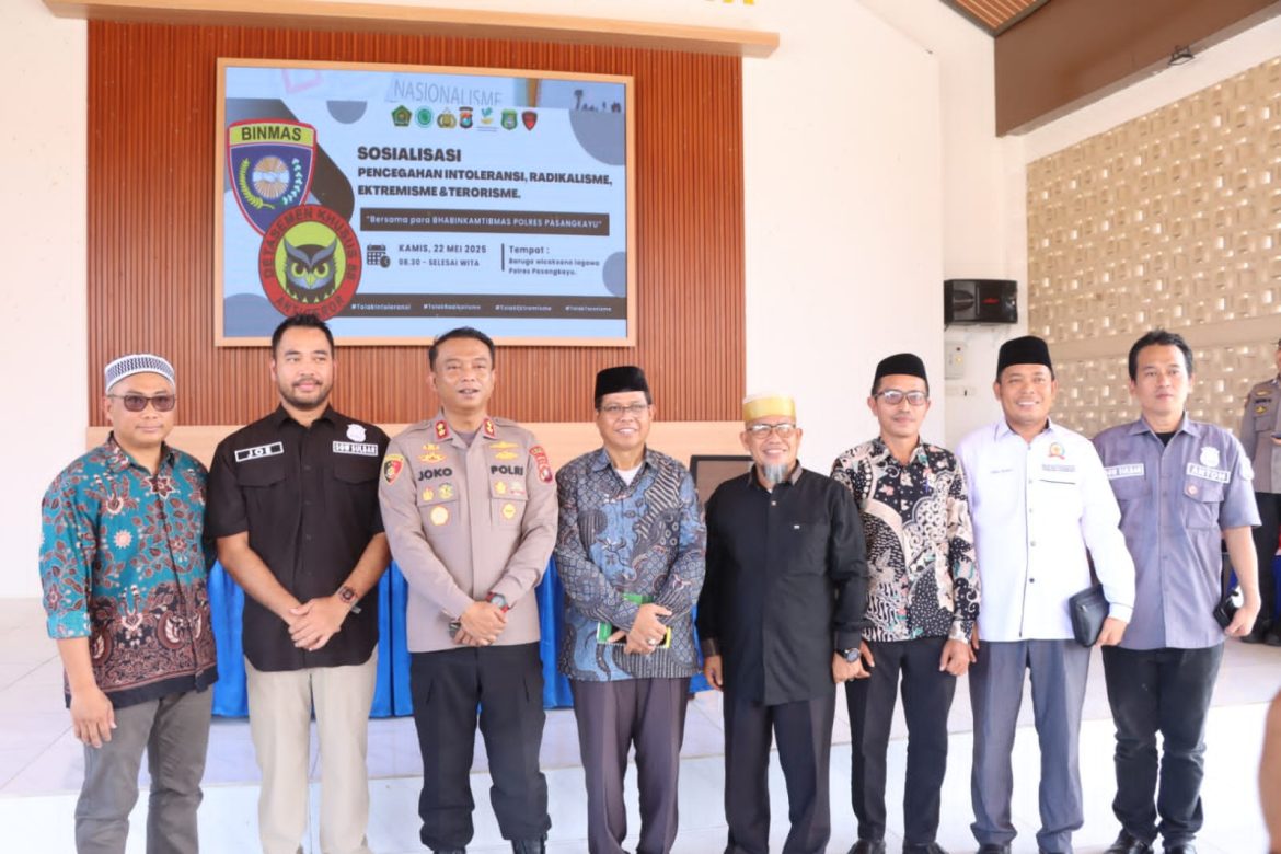 Tim Densus 88 Prov Sulbar Sosialisasi Pencegahan Intoleransi Radikalisme Extremisme dan Terorisme di Polres Pasangkayu