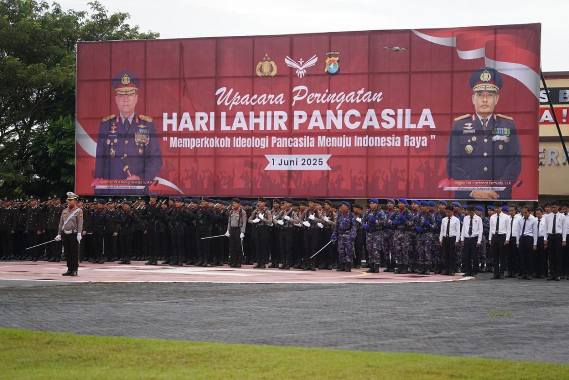 Upacara Harlah Pancasila di Sulbar, Kapolda Ingatkan Arti Pentingnya Nilai-Nilai Pancasila
