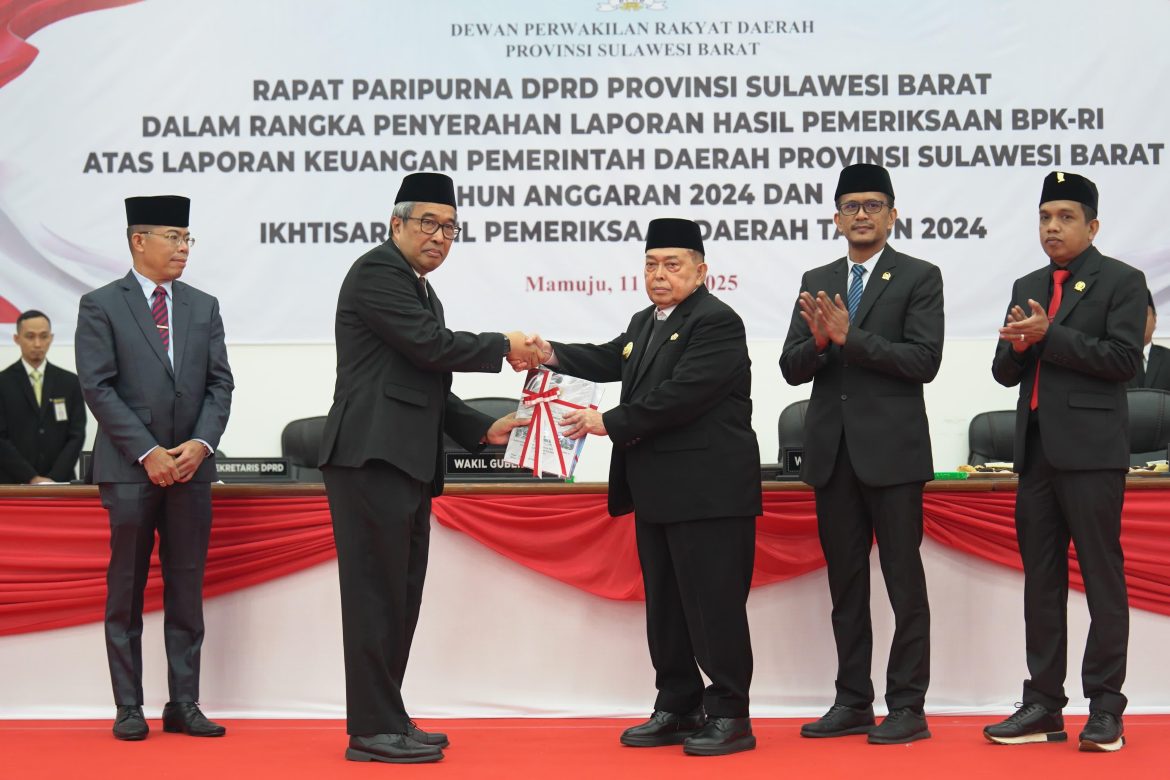 Pemprov Sulbar Raih WTP ke-11 Kali, Wagub: Akan Terus Berbenah