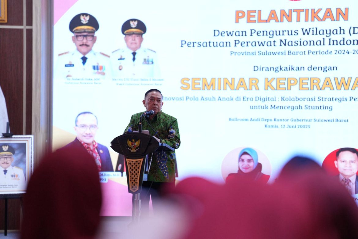 Pasca Pelantikan Pengurus PPNI,Wagub Sulbar Harap Beri Layanan Terbaik