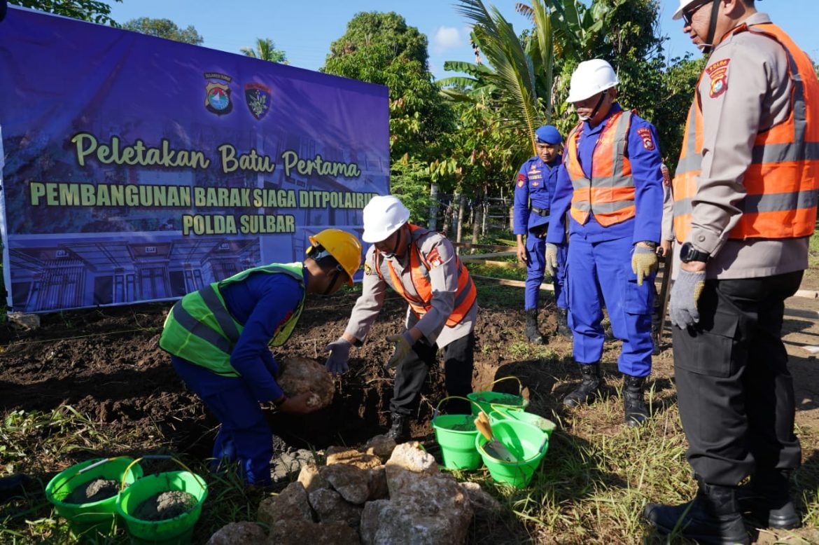 Polda Sulbar Bangun Barak Siaga untuk Tingkatkan Keamanan Maritim