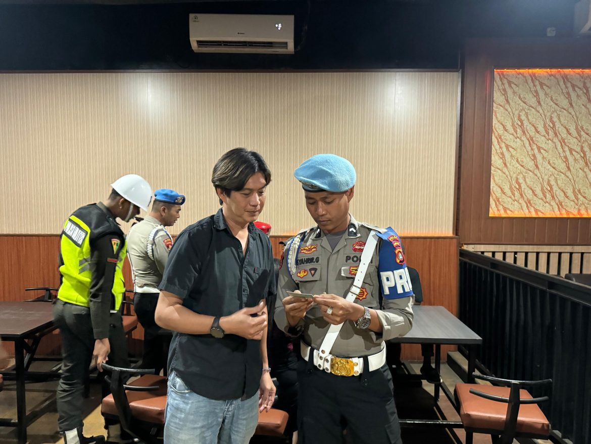 Polri Razia THM di Mamuju, Pastikan Disiplin Terjaga