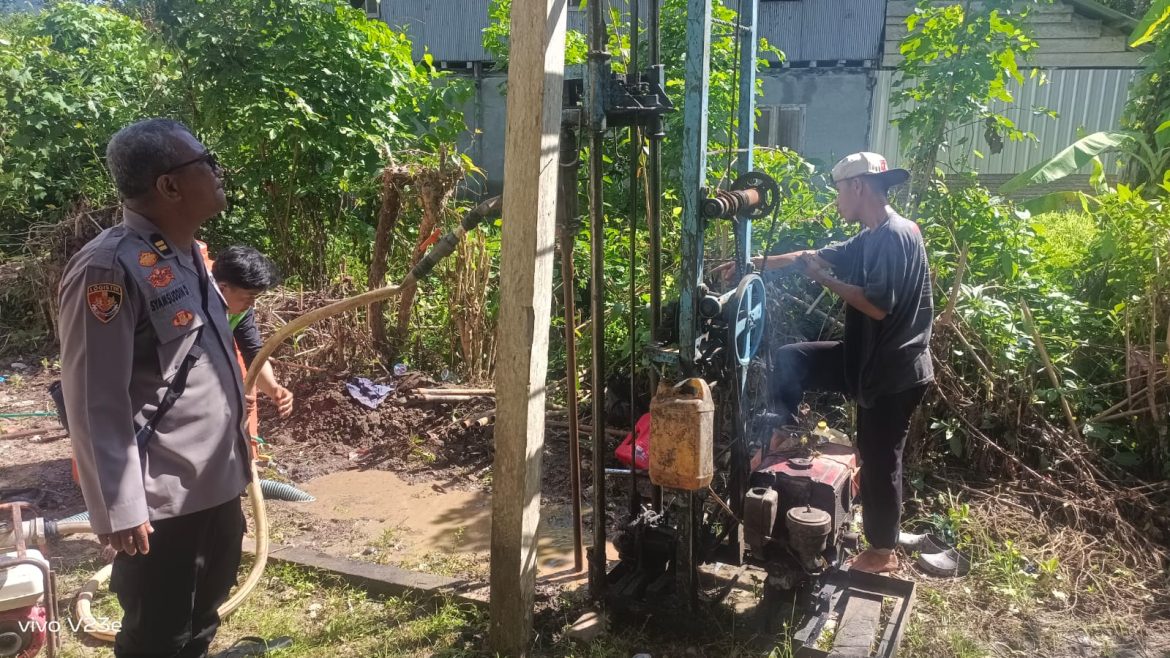 Polda Sulbar Bantu Warga Atasi Kekeringan