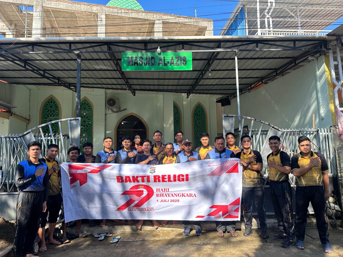 Polda Sulbar Gelar Bakti Religi Sambut Hari Bhayangkara ke-79