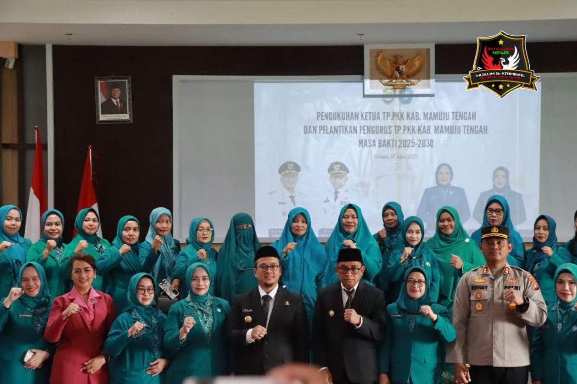 Kapolres Mamuju Tengah Hadiri Pengukuhan Ketua Dan Pelantikan TP PKK Masa Bakti 2025-2030