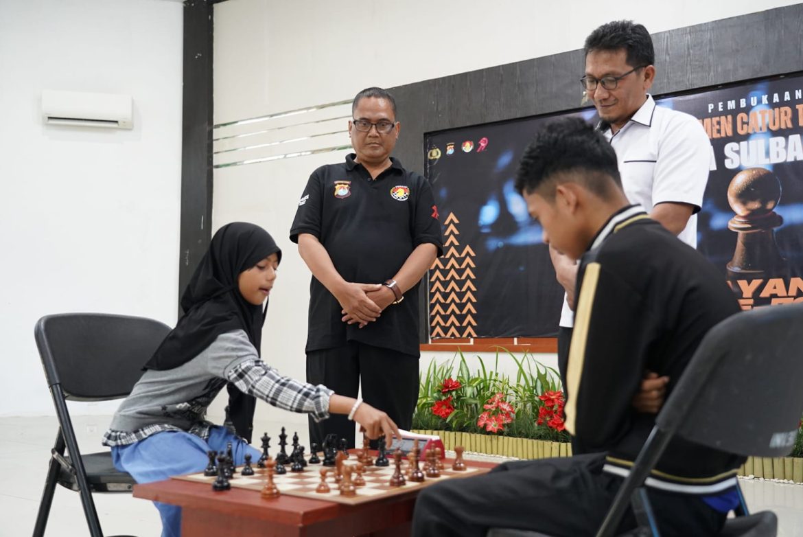 Catur Satukan Nusantara, Polda Sulbar CUP III Seru dan Penuh Sportivitas