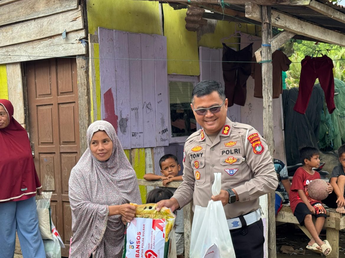 Di HUT Bhayangkara ke 79 Polda Sulbar Tunjukkan Wajah Humanis