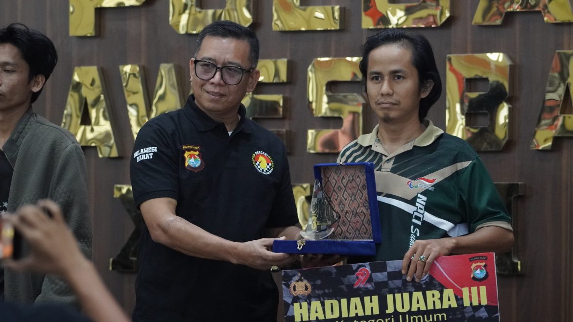 Catur Jadi Sarana Pemersatu, Kapolda Sulbar Apresiasi Semangat Peserta Turnamen