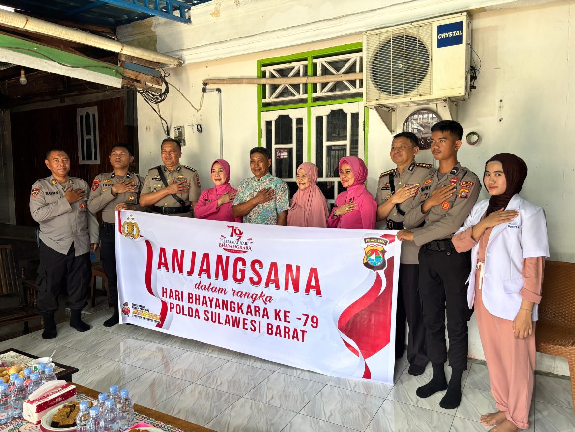 Irwasda Polda Sulbar Kunjungi Purnawirawan dalam Rangka HUT Bhayangkara ke-79: Solidaritas dan Hormat