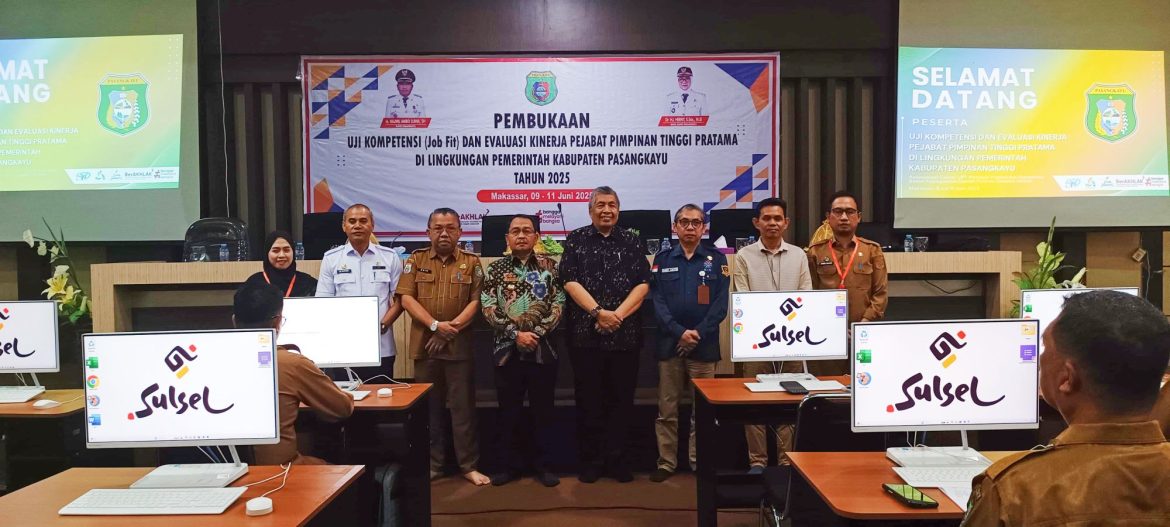 26 Pejabat Eselon II Pemkab Pasangkayu Ikuti Uji Kompetensi di BKD Sulsel