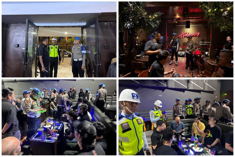 Polda Sulsel Gelar Razia Tempat Hiburan Malam di Makassar