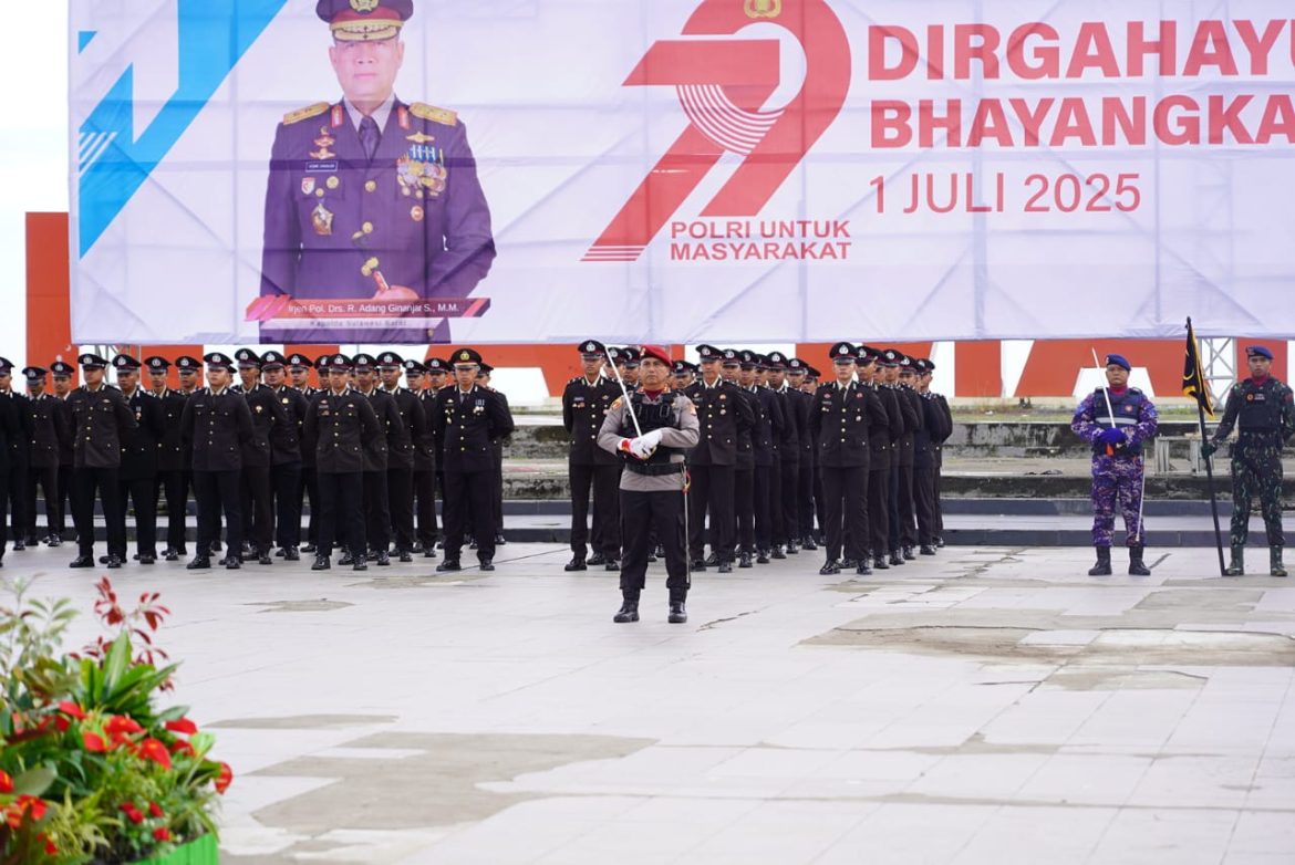 Upacara Bhayangkara ke-79, Polda Sulbar Tunjukkan Pesona di Manakarra
