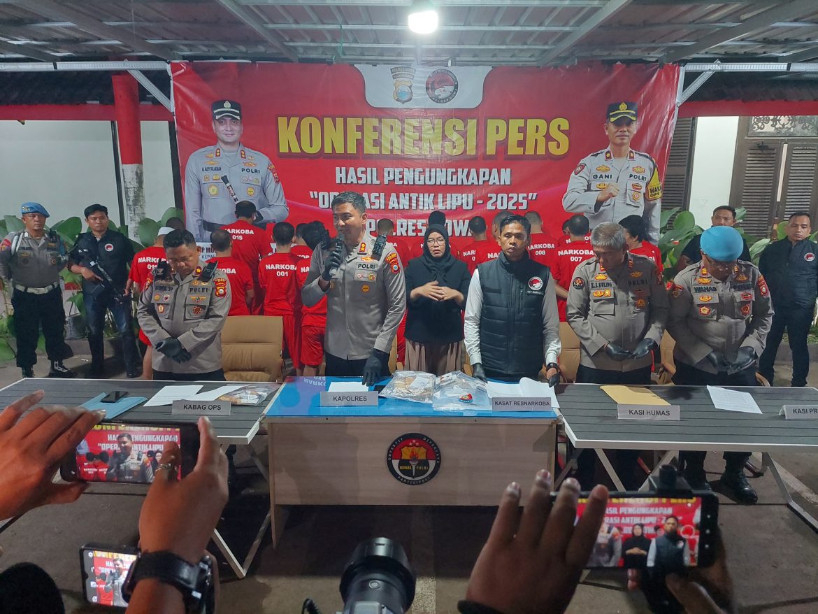 Polres Gowa Ungkap 29 Kasus Narkoba dalam Operasi Antik Lipu 2025, Raih Peringkat Kedua se-Sulsel