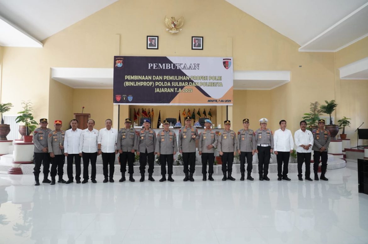 Kesempatan Kedua: Polda Sulbar Bentuk Karakter Pembinaan Khusus