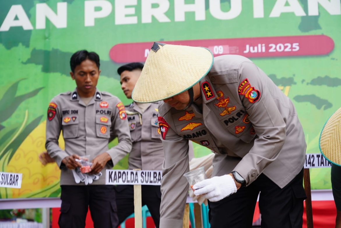 Gerakan Tanam Jagung: Sinergi Polda Sulbar dan Masyarakat Bangun Ketahanan Pangan