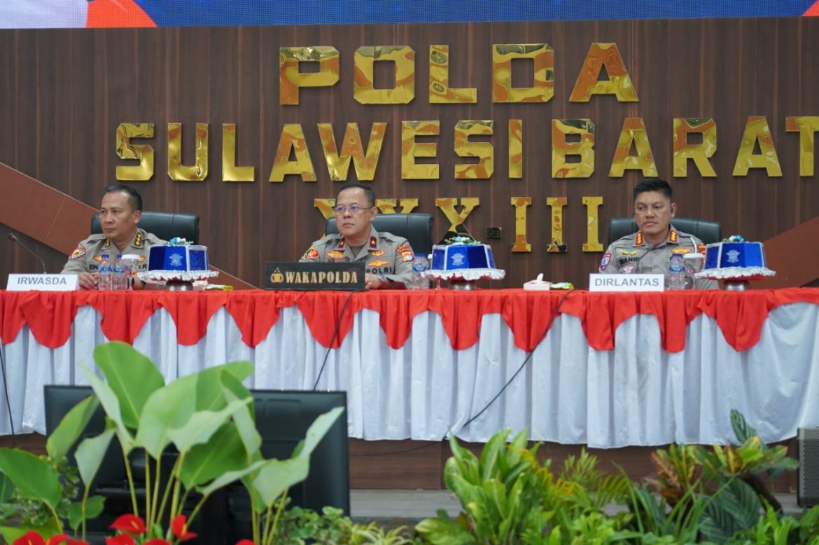 Polda Sulbar Tingkatkan Sinergi Lewat Latihan Pra- oprasi Patuh
