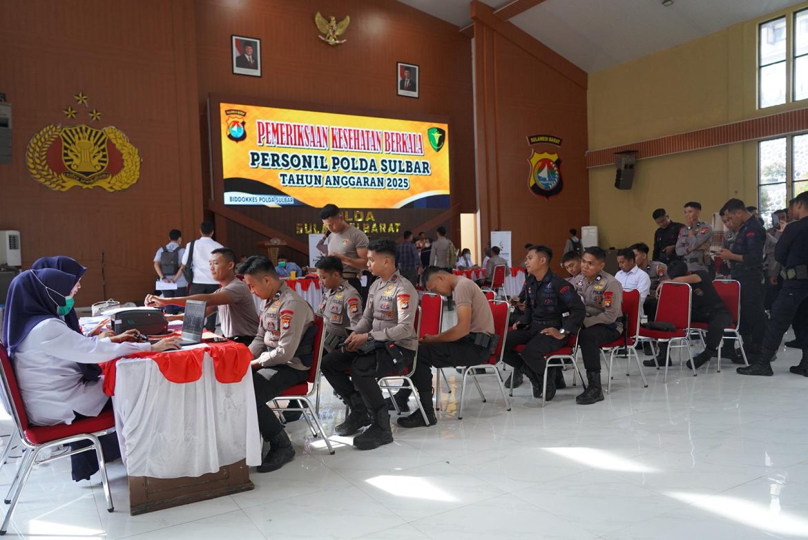 Polda Sulbar Prioritaskan Anggota Lewat Rikkes