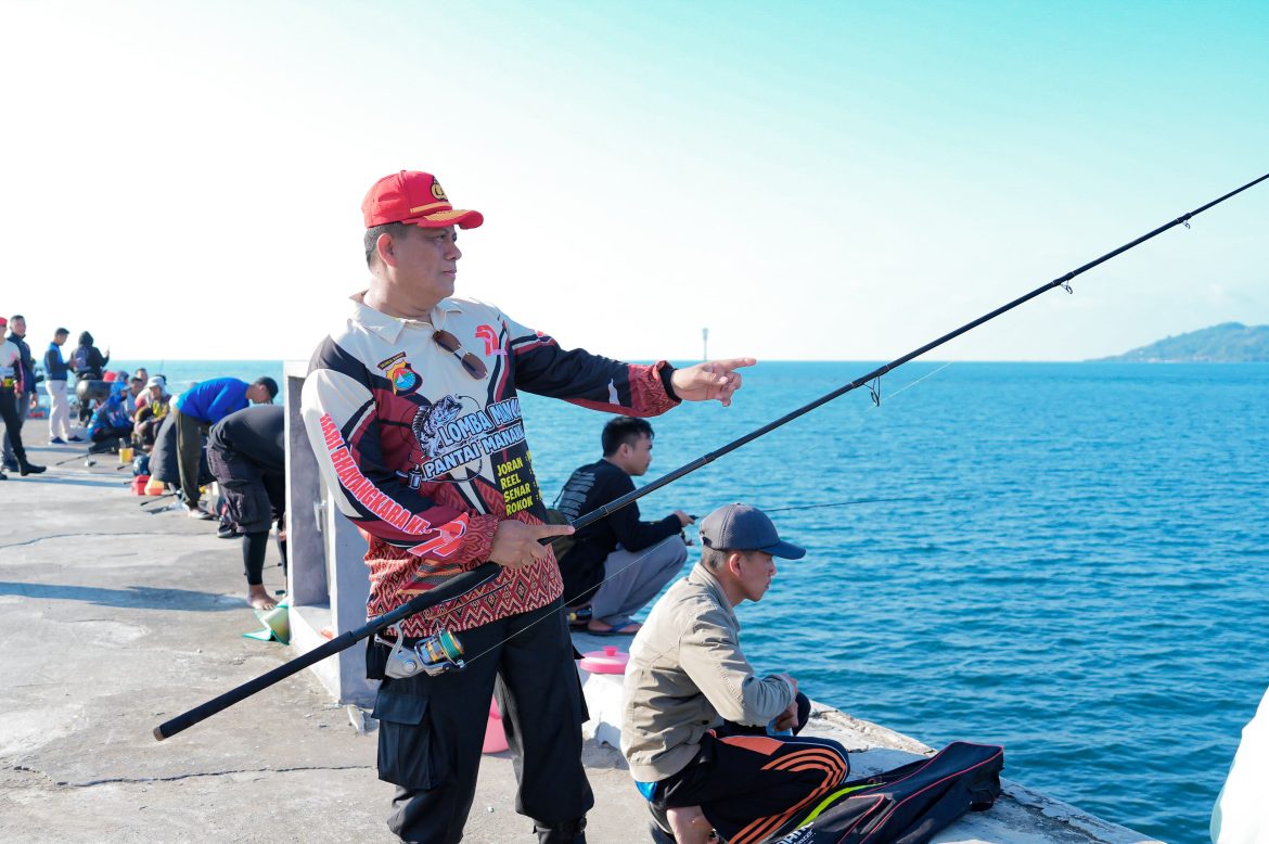 Sinergi Lewat Mancing: Polda Sulbar dan Masyarakat Meriahkan Hari Bhayangkara ke 79