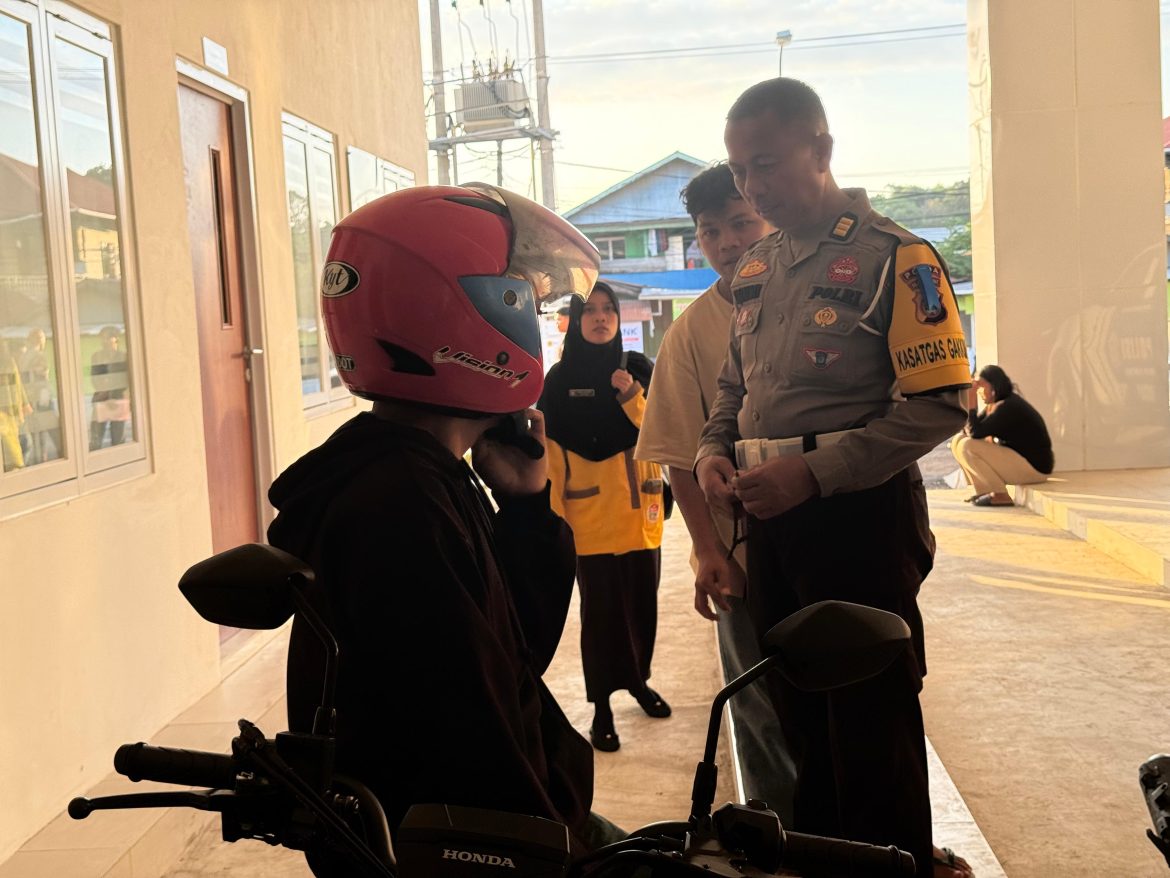 Polisi Gelar Oprasi Patuh di Jalur Padat Mamuju
