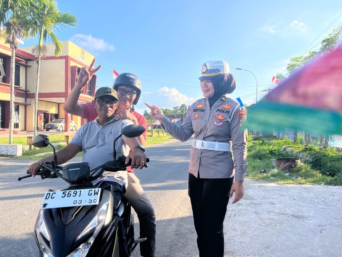 Polda Sulbar Bangun Kesadaran Berlalu Lintas Sejak Dini
