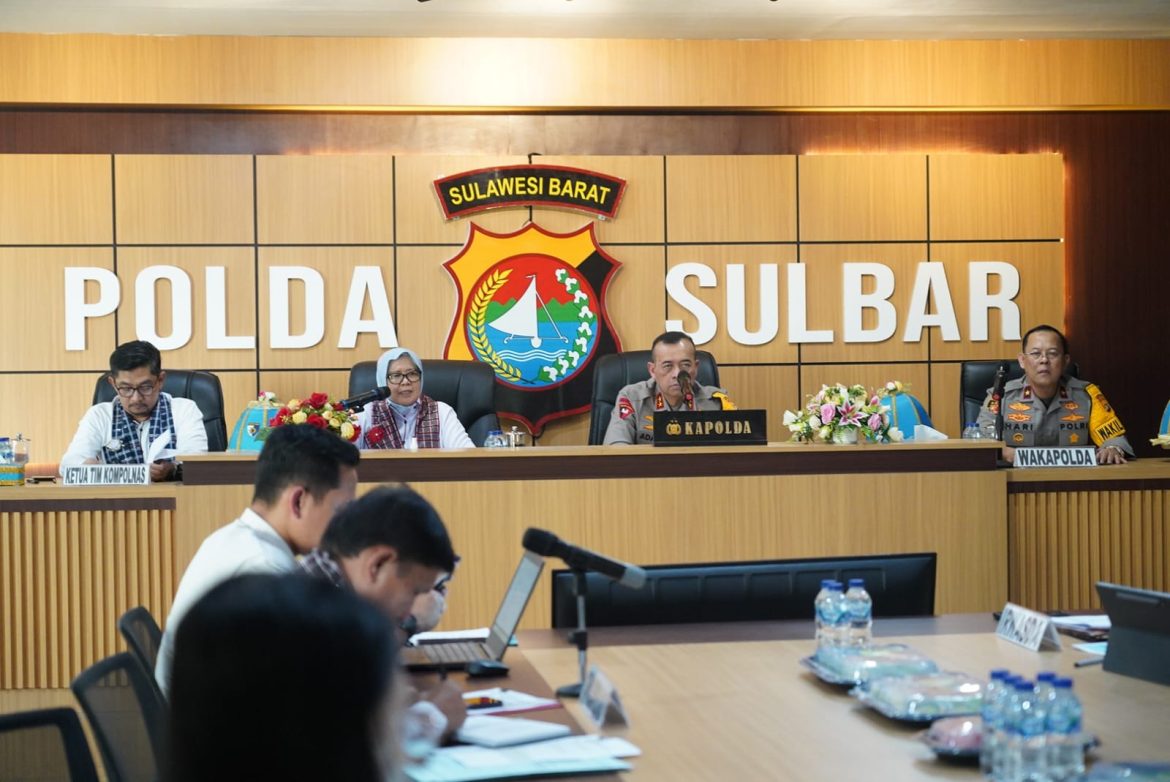 Kompolnas dan Polda Sulbar Perkuat Pengawasan Penegakan Hukum