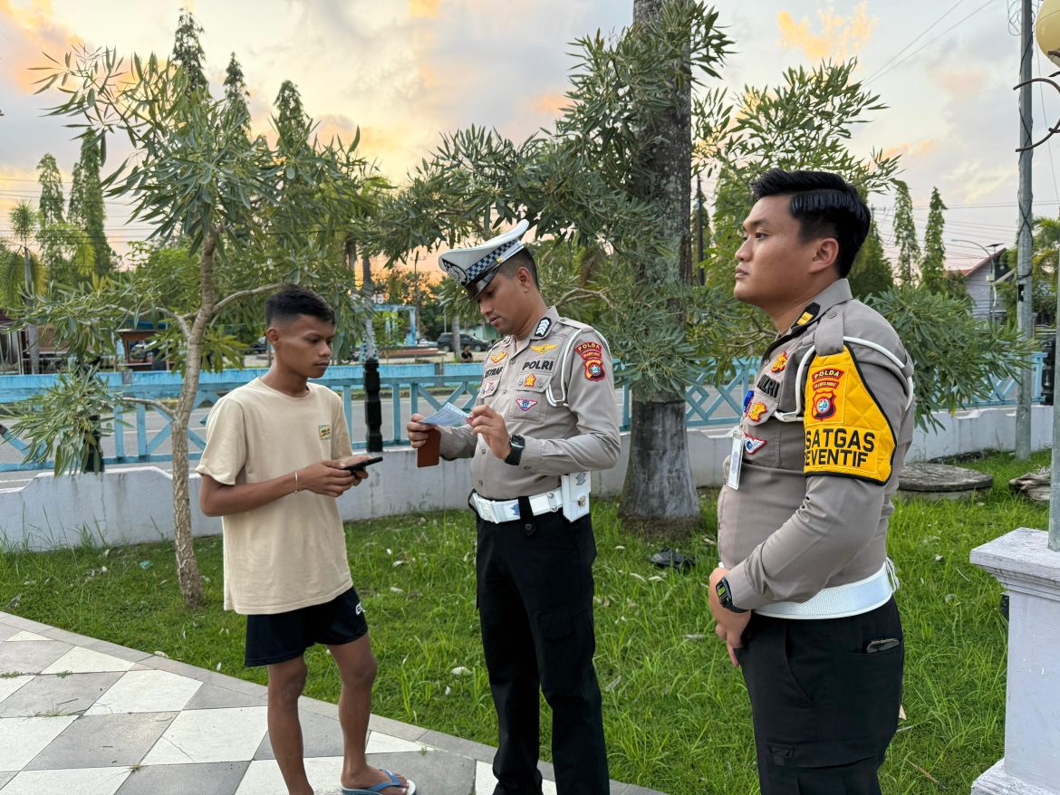 Pelanggar Lalu Lintas Disasar di Mamuju
