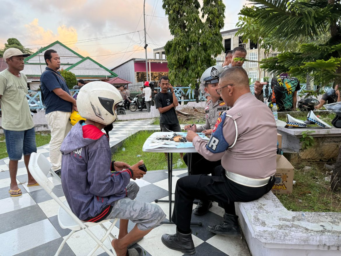 Razia Lalin di Karema, Puluhan Pelanggar Terjaring