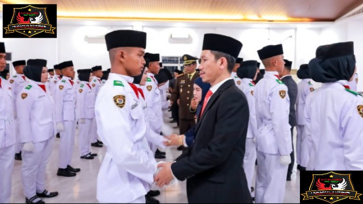 Bupati Aceh Barat Kukuhkan Paskibraka 2025: Generasi Emas Pengibar Sang Saka Merah Putih di HUT RI ke-80.